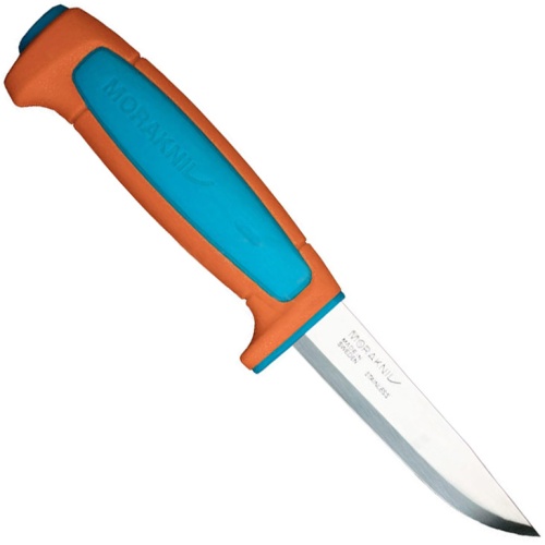 Нож Morakniv Basic 546, нержавеющая сталь, пласт. ручка (оранжевый), 13202 фото 2
